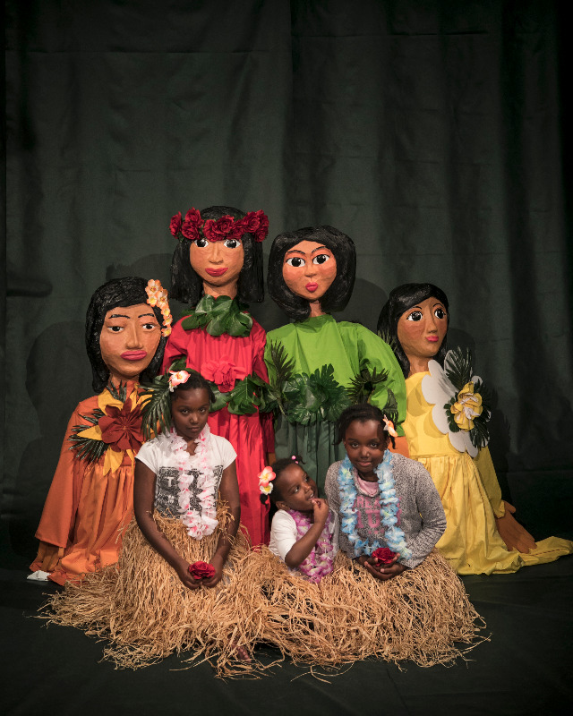 Atelier de fabrication de géantes pour les jeunes Paris 13